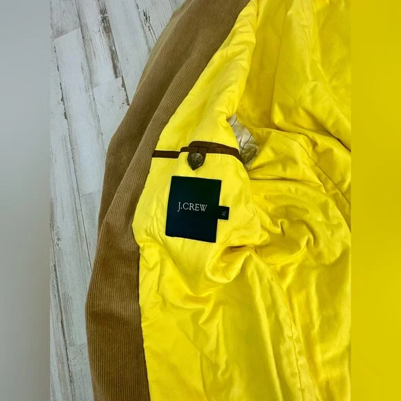 Vintage J. Crew Lined Trench Overcoat XL Tan - Picture 11 of 12